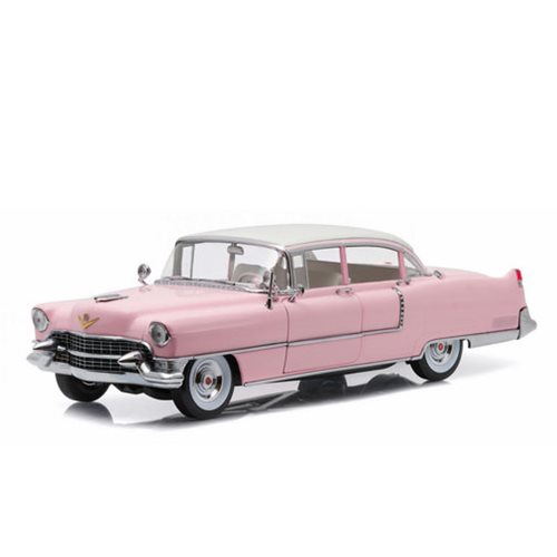 Elvis Presley 1955 Pink Cadillac Fleetwood Series 60 1:18 Scale Die-Cast Metal Vehicle